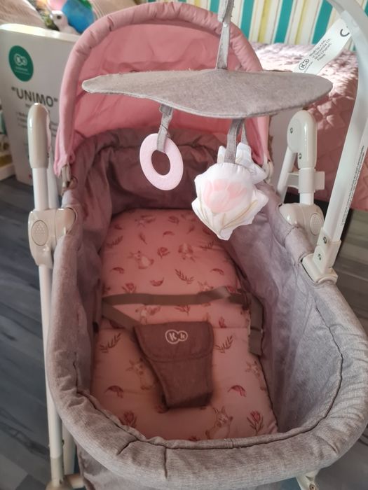 Бебешка люлка 5 в 1 Kinderktaft - Розова
