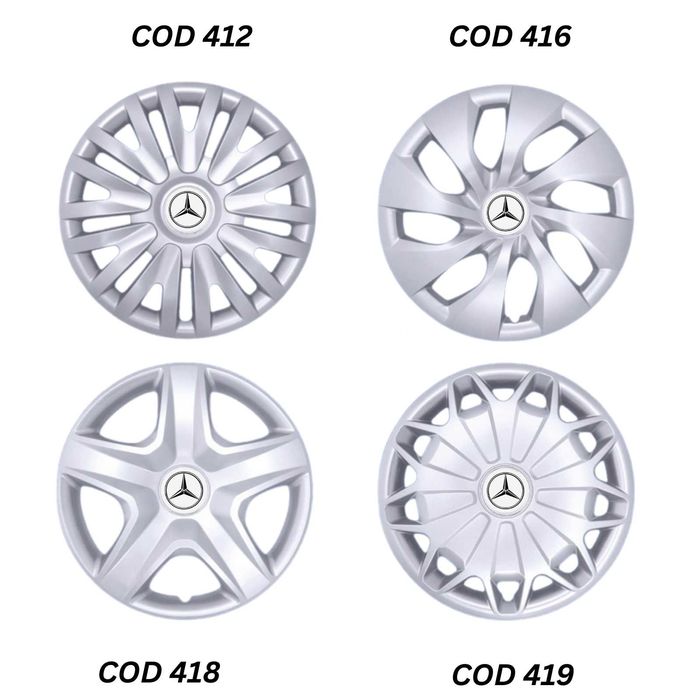 Capace roti R16 Mercedes diverse modele, pentru jante de tabla