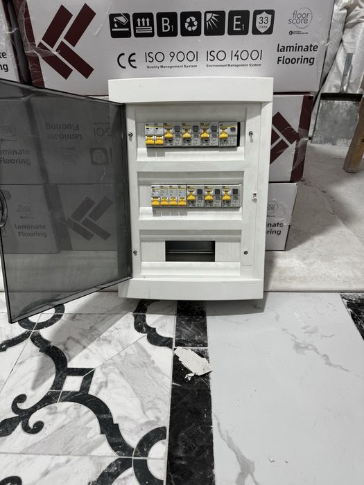 щиток с диф автоматоми