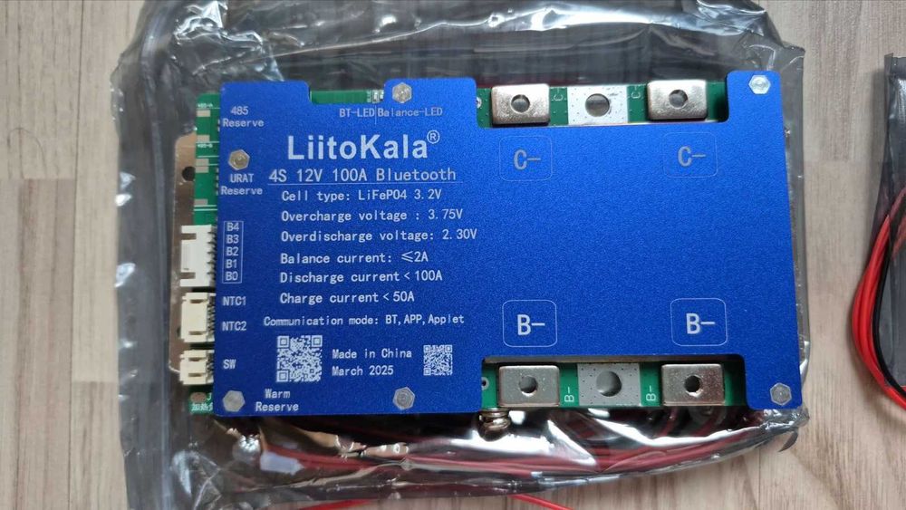 BMS БМС 12V 24V LIFEPO4 4S 100A 200A с Bluetooth
