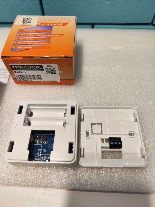 Електронен термостат, 5A Програмен термостат с LCD дисплей