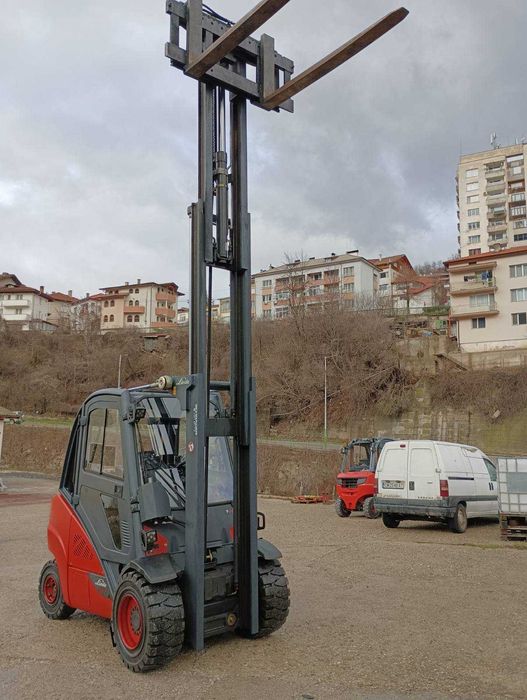 Мотокар Linde Триплекс Дизел Н35 Нов Внос Германия