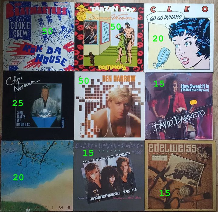 discuri vinil maxi-singles 12", 45rpm