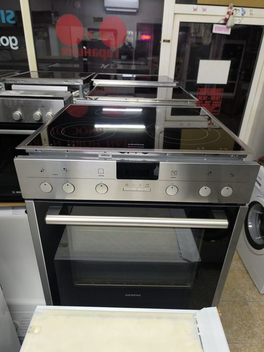 Фурна с керамичен плот Siemens - HE63AB510 Пиролиза.