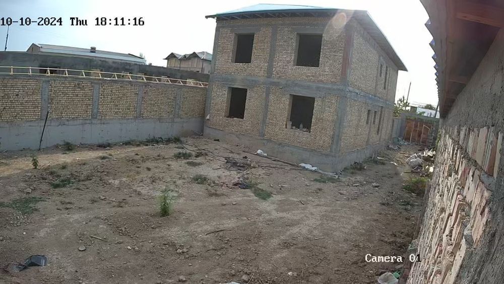 Кибрайда янги курилган участка