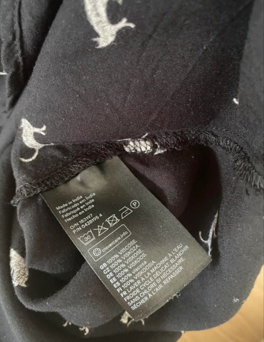 Camasa h&m, imprimeu pisicute, marime 32