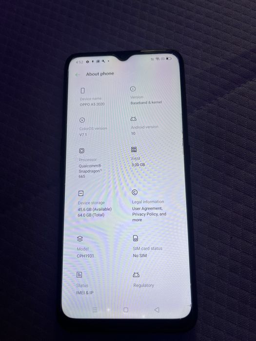 Oppo a 5 64 gb Negru