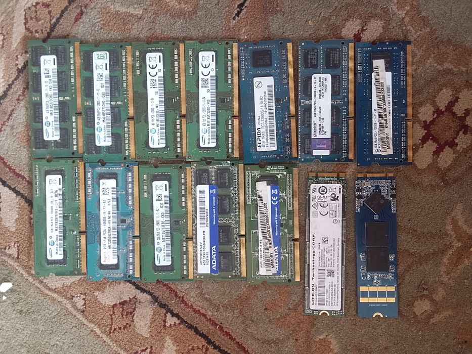 ОЗУ для ноутбука DDR3 и SSD