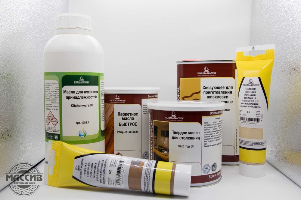 Масло для столешниц Hard top Oil Borma, масла для дерева. Тахта мойи