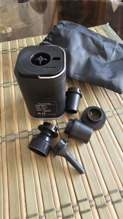 Насос фонарик туристический