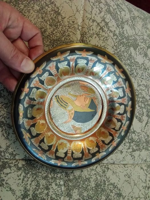 Компас военный Медная тарелка Открывалка Олимпиада СССР