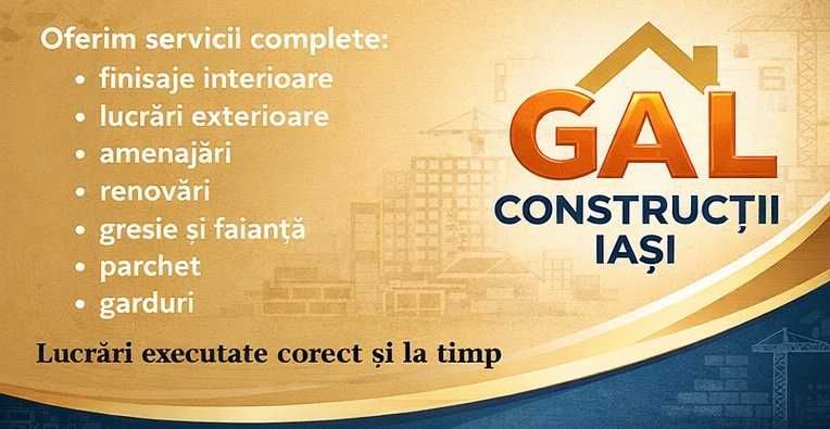 Firmă Construcții: Proiecte Rezidențiale și Comerciale | Finisaje Interior-Exterior.