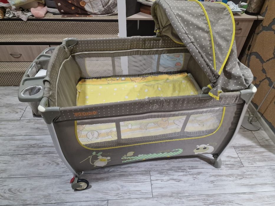 Кроватка манеж детская складная до 3х лет