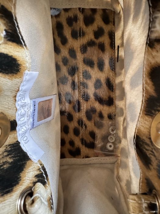 ROBERTO CAVALLI кожена малка чантичка