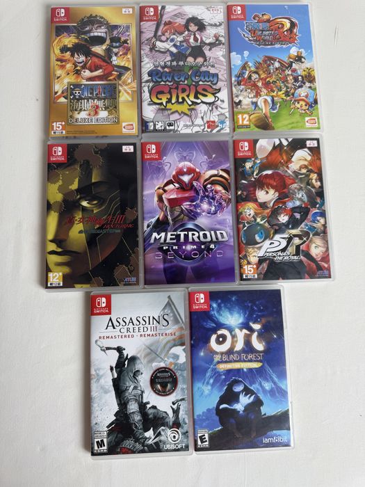 Игры Nintendo Switch PS Vita PSP GB