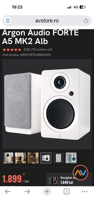 Sistem audio Argon Boxe Active si Subwoofer