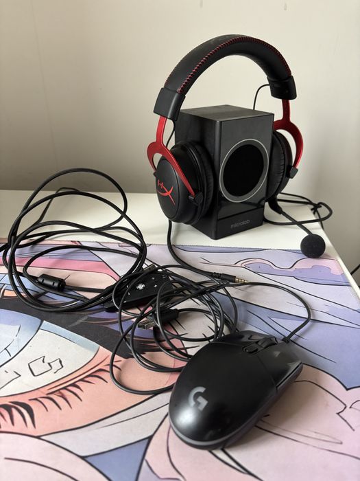 HyperX Cloud II + Logitech G102 — комплект