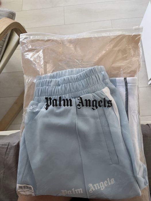 Pantaloni scurti Palm Angels albastri noi cu eticheta
