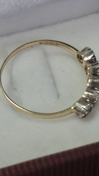 Inel  vechi 14k si 0.5 ct diamante naturale