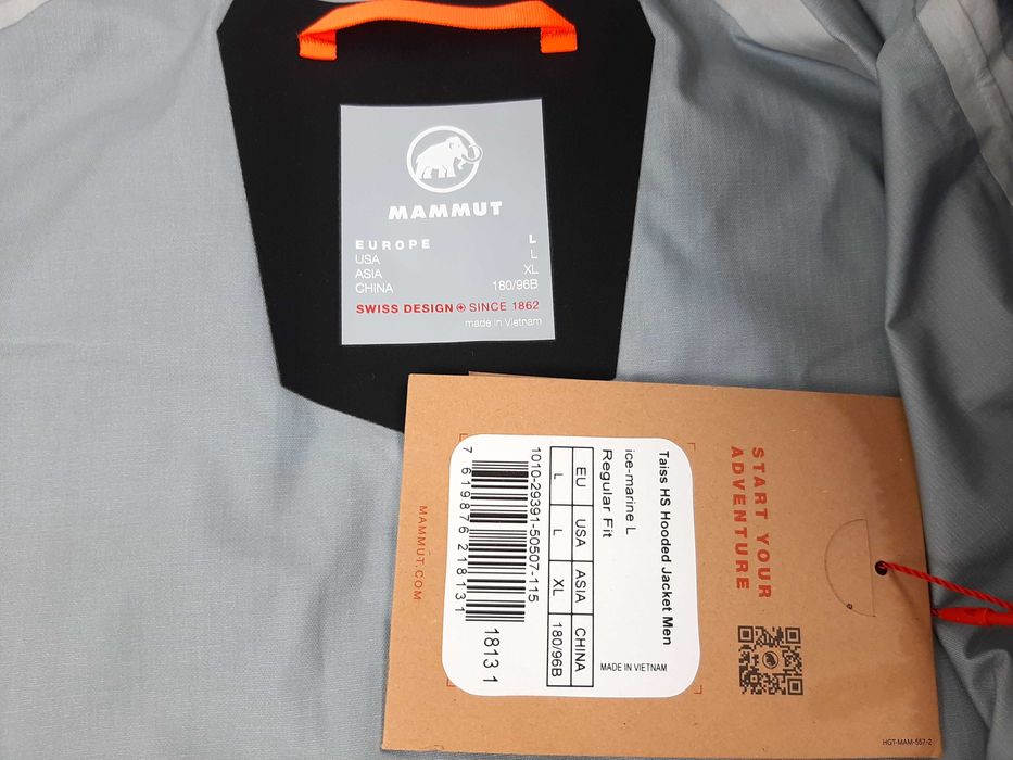 Mammut Taiss HS Hooded - Оригинално мъжко хардшел яке размер L