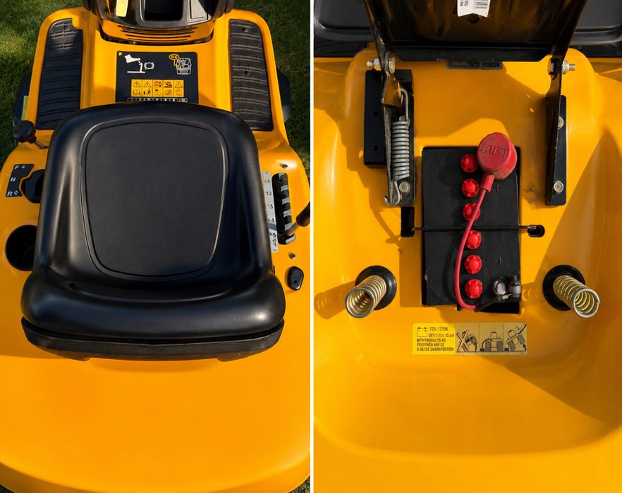 Tractoraș de tuns iarba/gazon  Cub Cadet CC 714 TE 2018 / cu Coș pentru iarbă / 420cc / 15 cai /Recent adus !