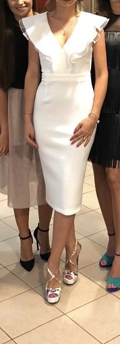 Rochie alba cununie civila
