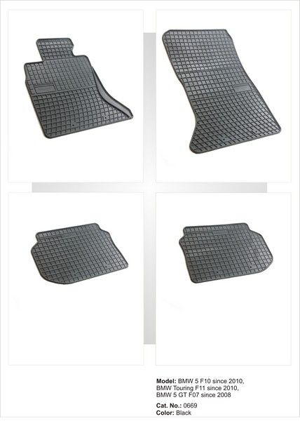 Covoare cauciuc BMW seria 5 GT F07 2008->