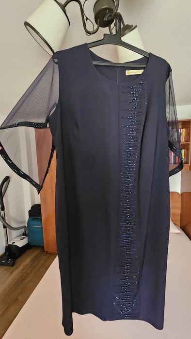 Rochie eleganta albastru inchis