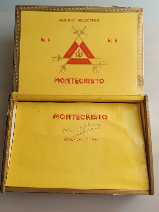 Табакери Куба Празна кутия дървина Montecristo