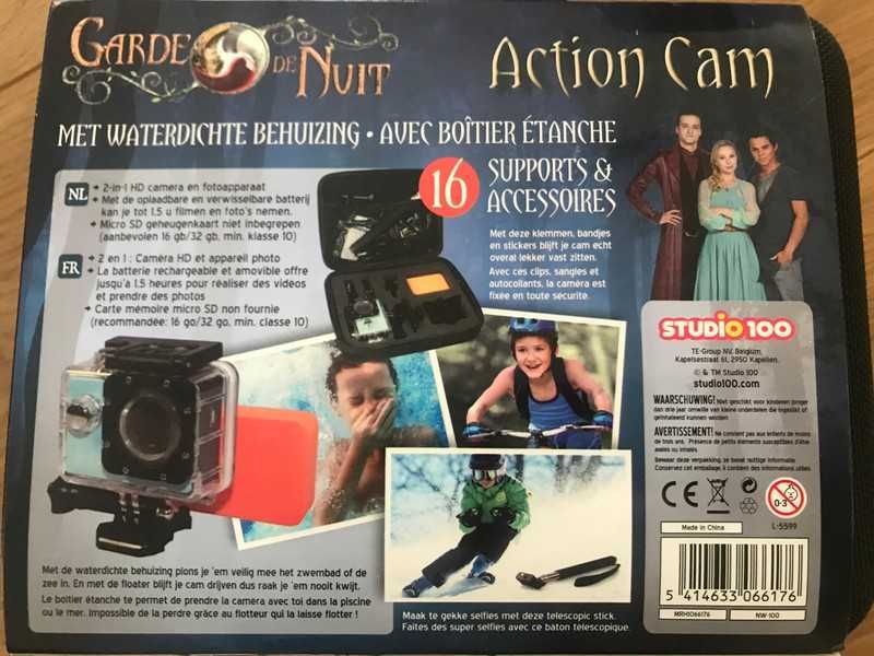 Cameră de acțiune HD Studio 100 Rezistentă la Apă Night Watch