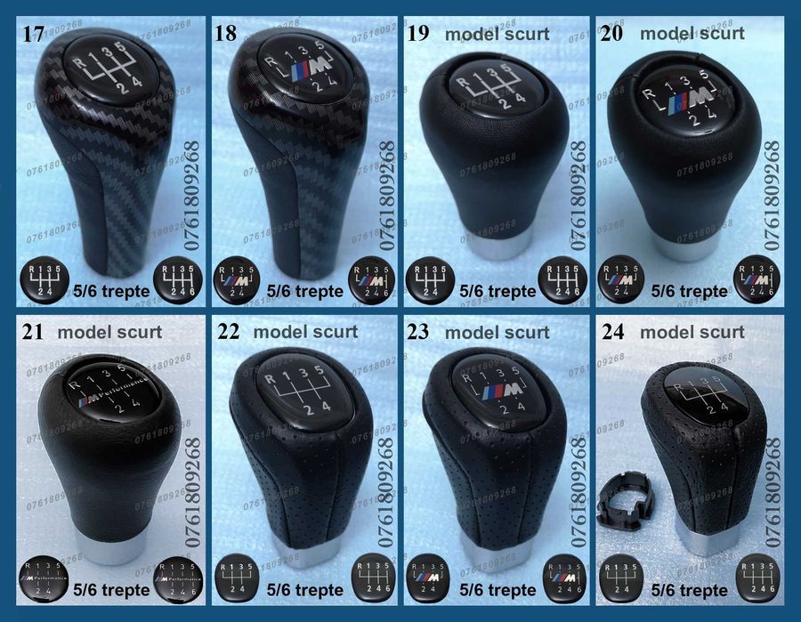 Nuca / maneta schimbator BMW seria 3 E36 E46 E90 / seria 5 E39 E60