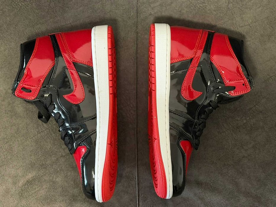 Adidași Jordan 1 PATENT- BRED Noi -Mărimi Disponibile (36-45) Cu Cutie