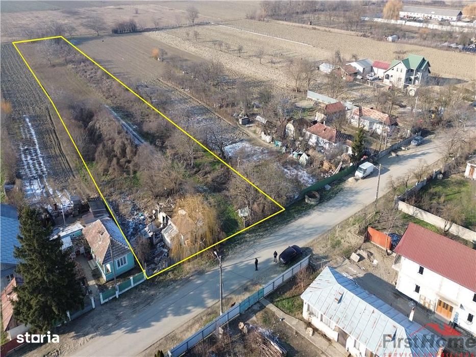 Teren 6.057 mp in Radulesti cu deschidere 30 metri la asfalt