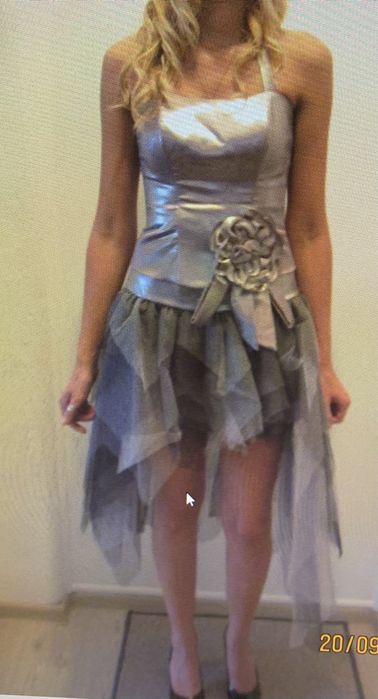 Rochie argintie ocazie