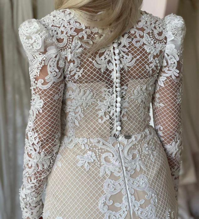 Rochie deosebita de mireasa cununie botez ocazie XS - S