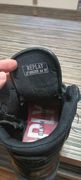 Кецове Replay,черни, размер 37