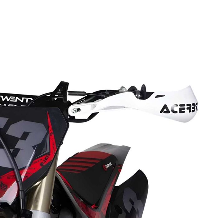 Универсални Acerbis предпазители/гардове за мотор - Бяло.
