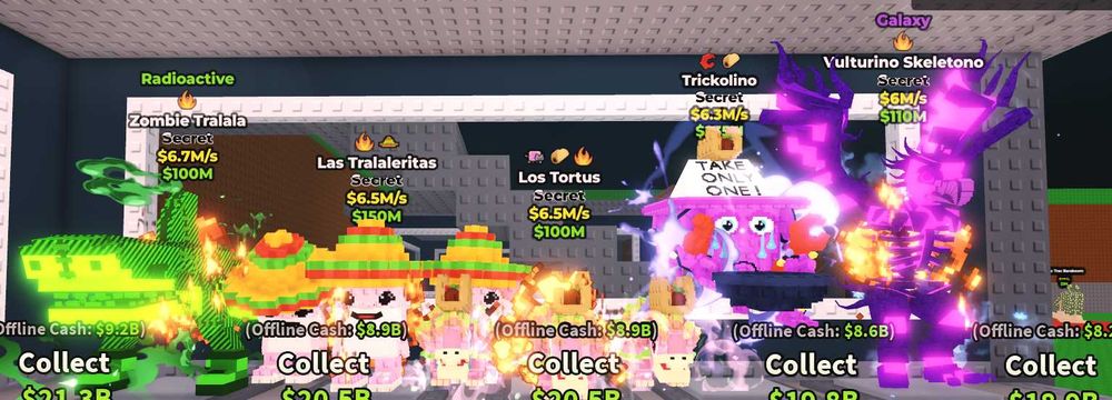 Брейнроты в Steal A Brainrot