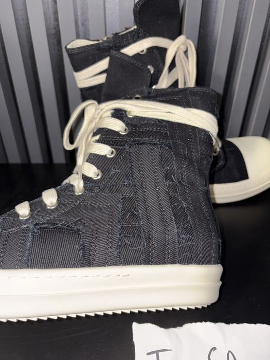 Rick Owens Slashed Denim