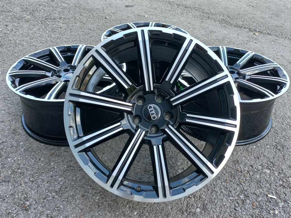 20.Audi S.LINE Q7 Q5 Q3 A8 A7 A6 A5 A4 BLACK POLISH 9ж ет33 Чисто Нови