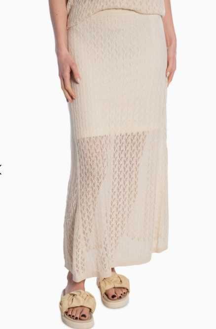 Дълга плетена пола Selected Femme