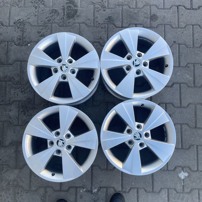 Jante aliaj originale skoda octavia 2 3 Golf 7 Leon pe 16 5x112