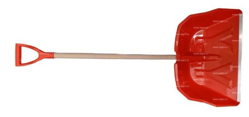 Лопата снеговая Snownord c деревянным черенком высшего сорта  v-ручкой