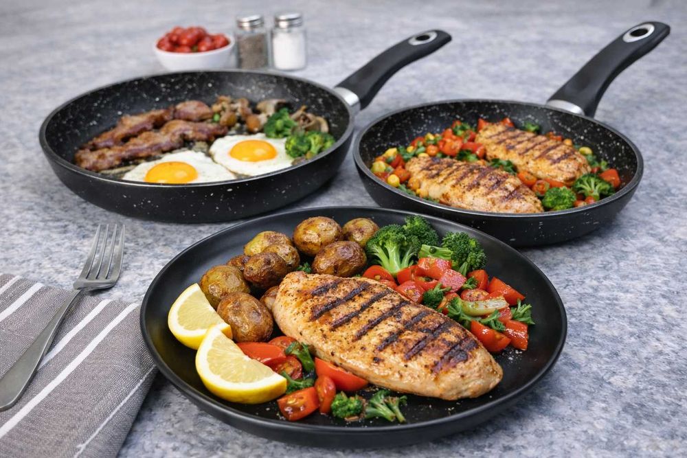 Set tigai Royalty Line 20 24 28 cm antiaderente