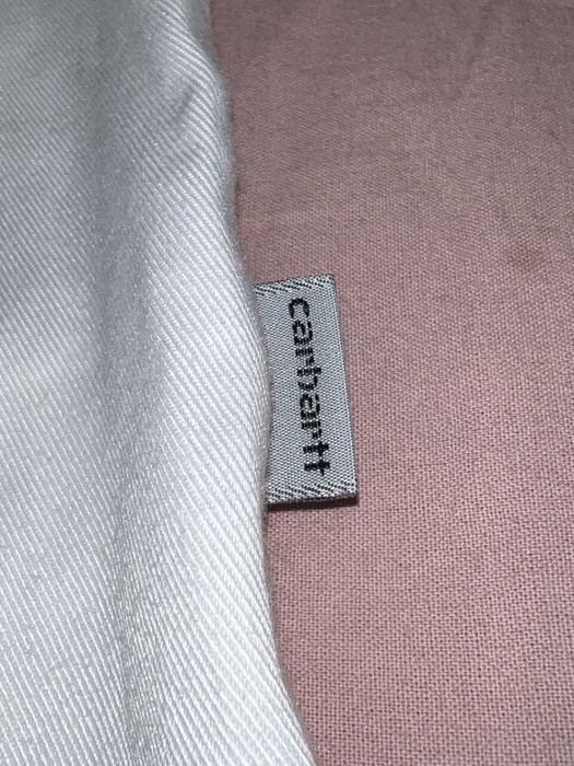 Бяла мъжка риза Carhartt WIP S