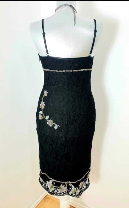 Rochie neagra din dantela Karen Millen, marimea S