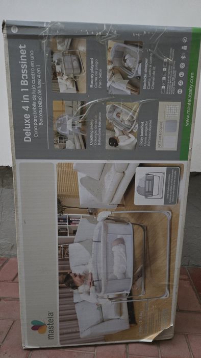 Люлька колыбелька 4 в 1, Mastela Deluxe 4 in 1 Bassinet