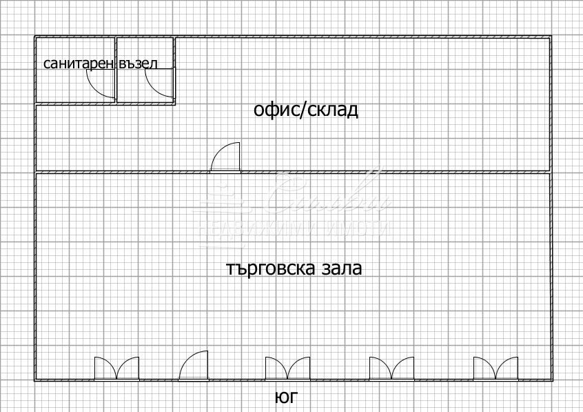 ТЪРГОВСКО помещение ново строителство - кв. Пазара