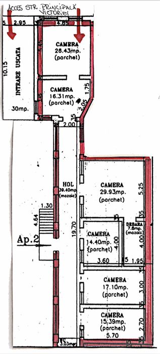 Inchiriez spatiu ultracentral  pentru cabinet medical