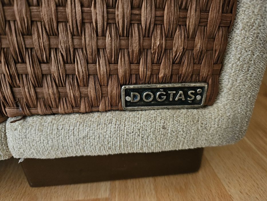 Луксозна холна гарнитура Doğtaş – комплект 3+2+1 ратан